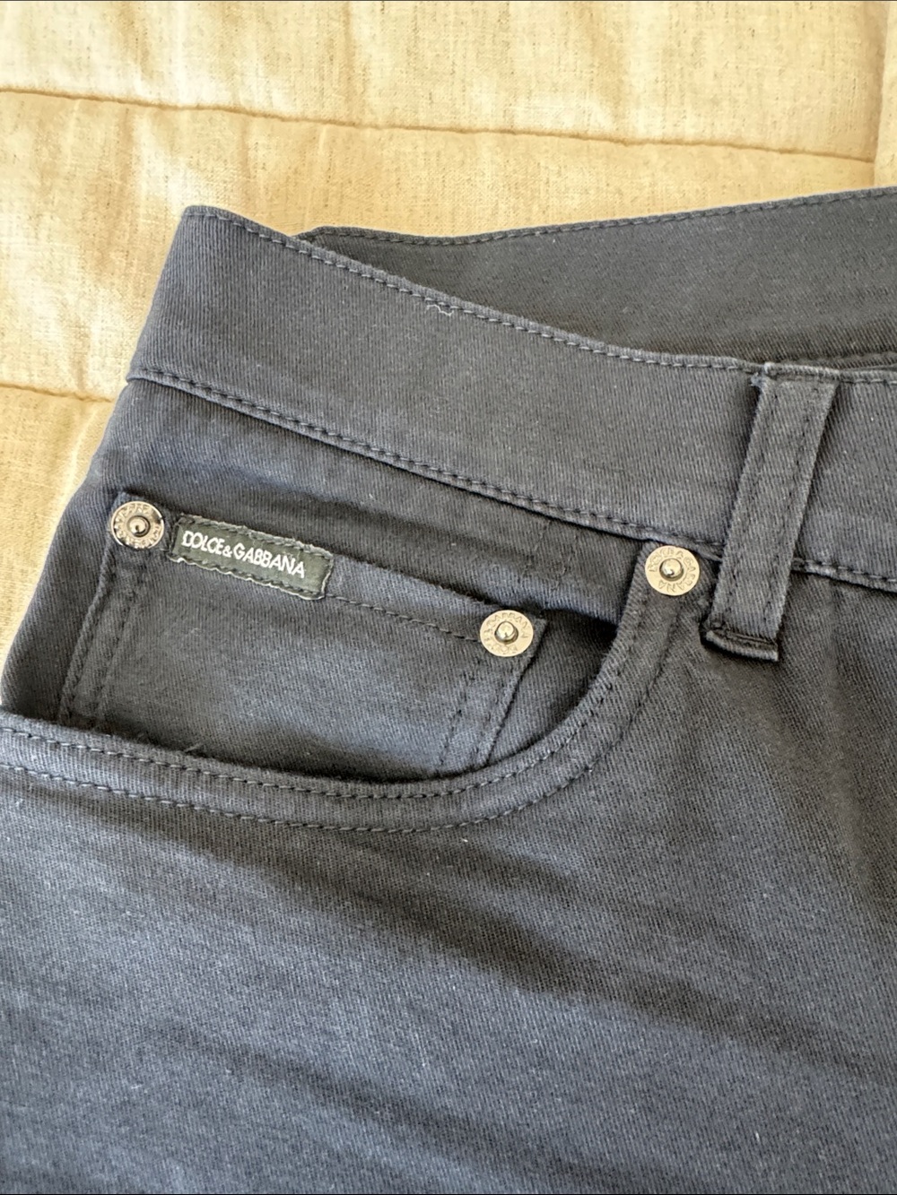 Dolce&Gabbana Skinny Fit Jeans in Navy